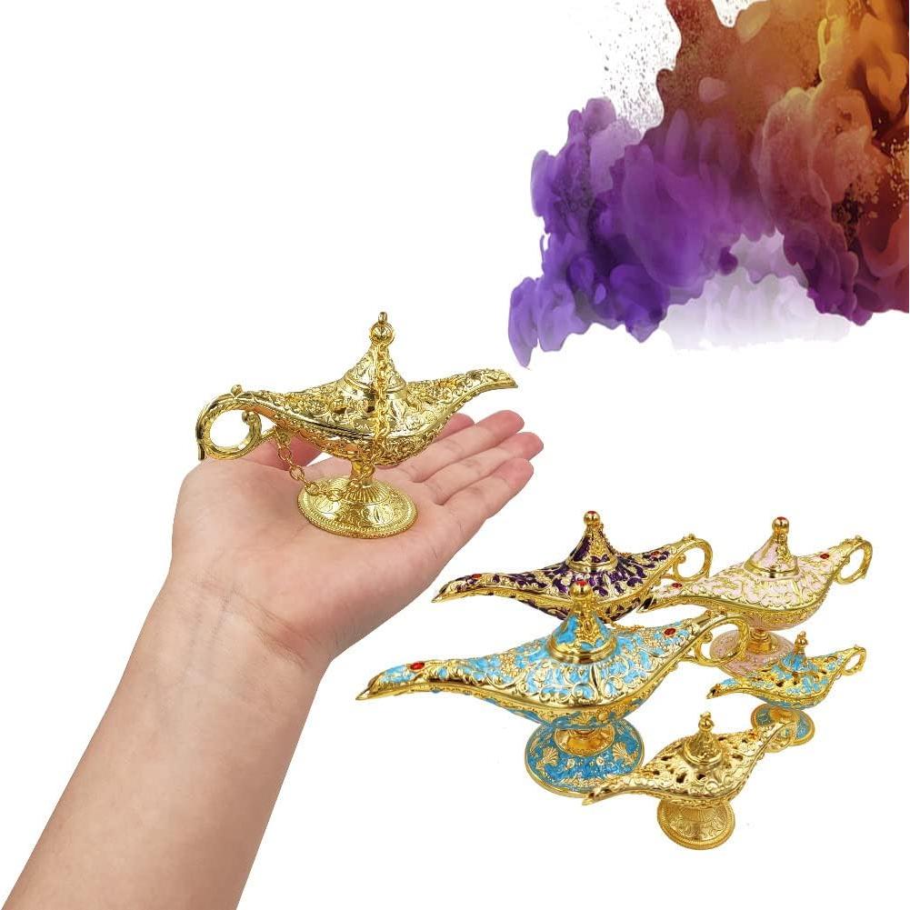 Lámpara Mágica de Aladino Hora de Oro Vintage 11.94cm