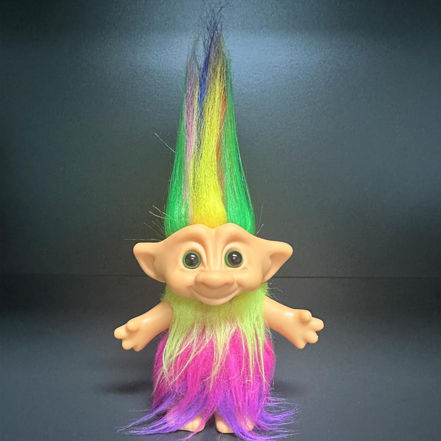 Set de 2 Muñecas Troll Vintage Yintlilocn 19 cm Coloridas