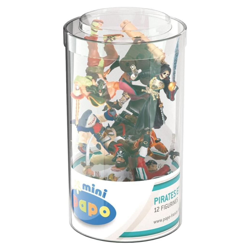 Juguete Papo Mini Tub's Piratas y Corsarios - 12 Figuras