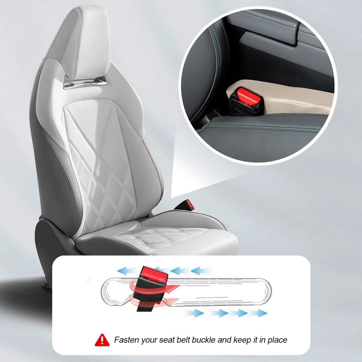 Relleno de Espacio entre Asientos Mandark 2PCS Beige