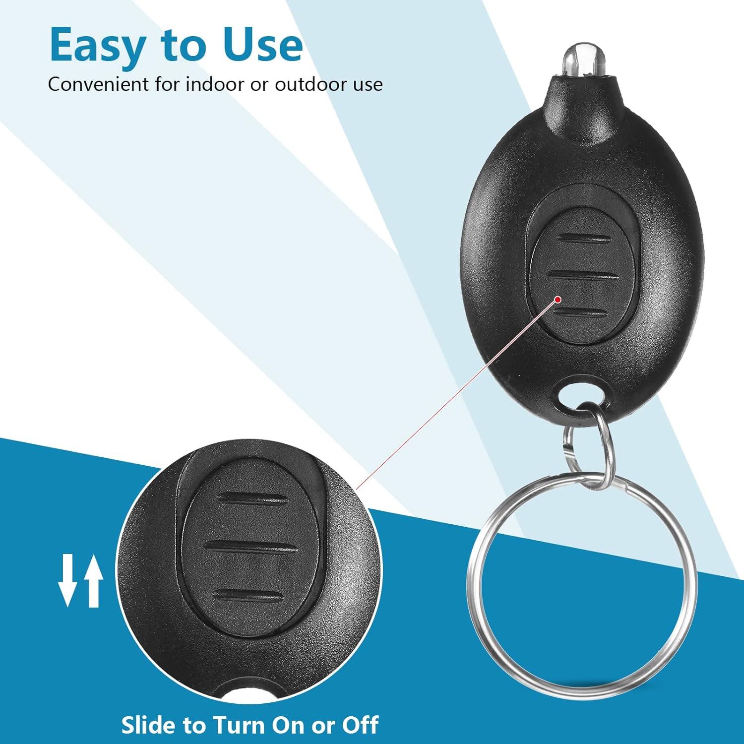 Hicarer 42 Mini Linternas LED de Llavero Multicolor 6.6 cm