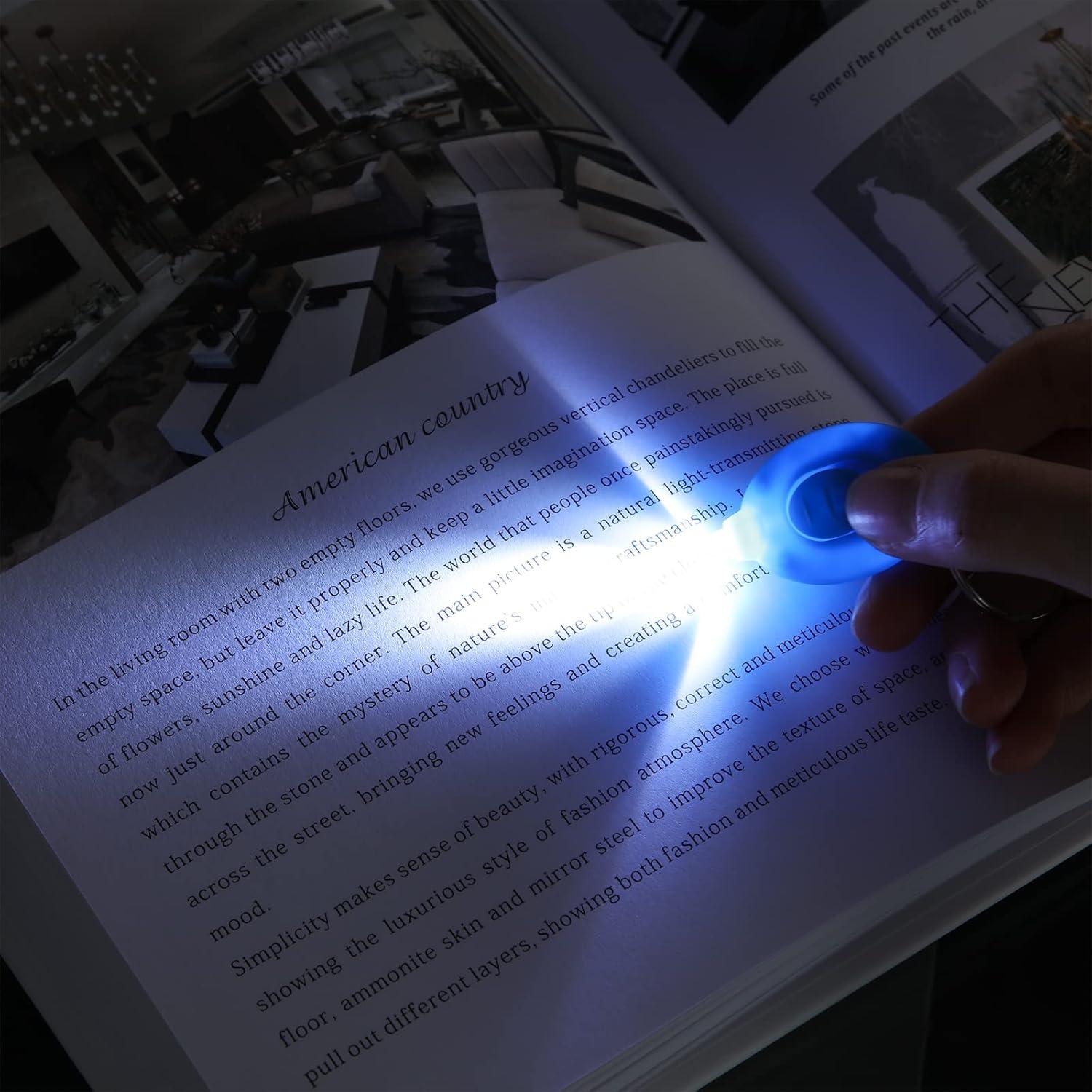 Hicarer 42 Mini Linternas LED de Llavero Multicolor 6.6 cm