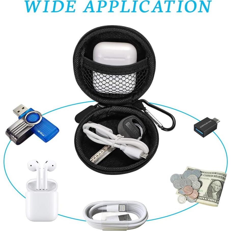 Funda para Auriculares SAVORI Negro con Rhinestone Brillante