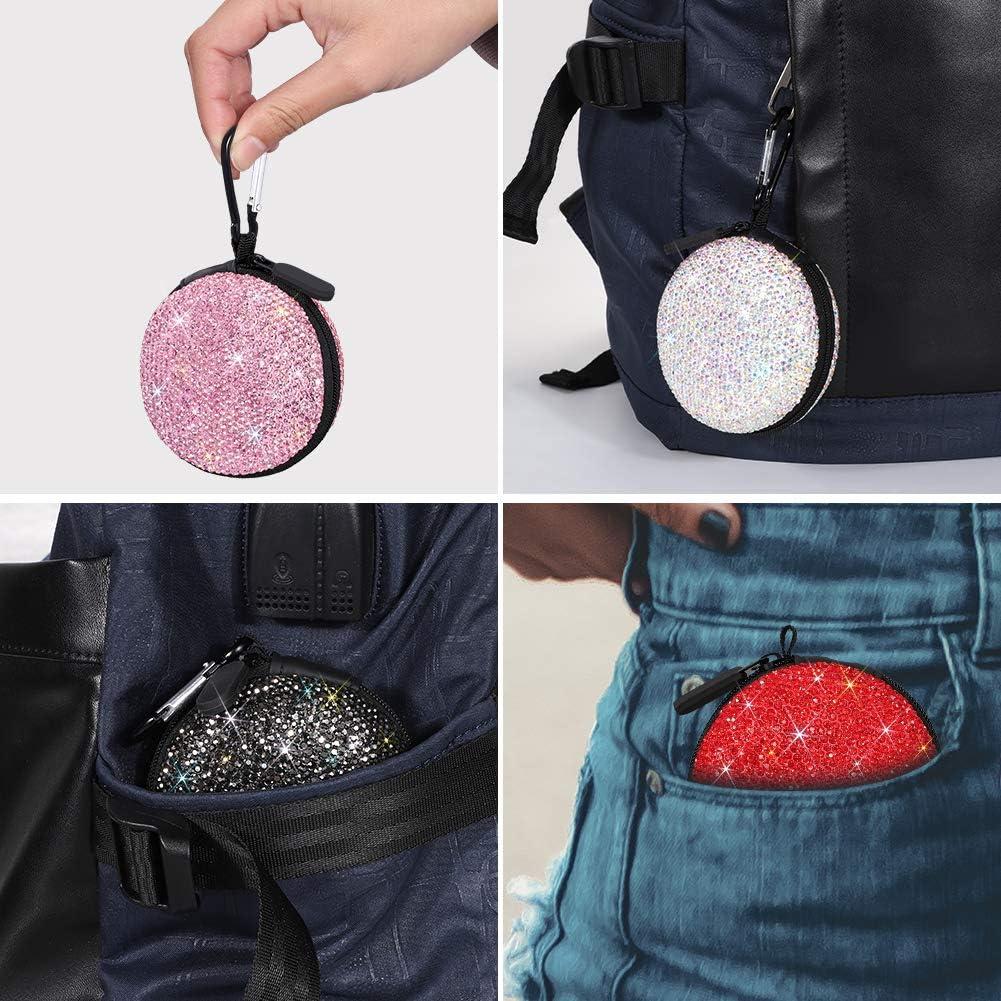 Funda para Auriculares SAVORI Negro con Rhinestone Brillante