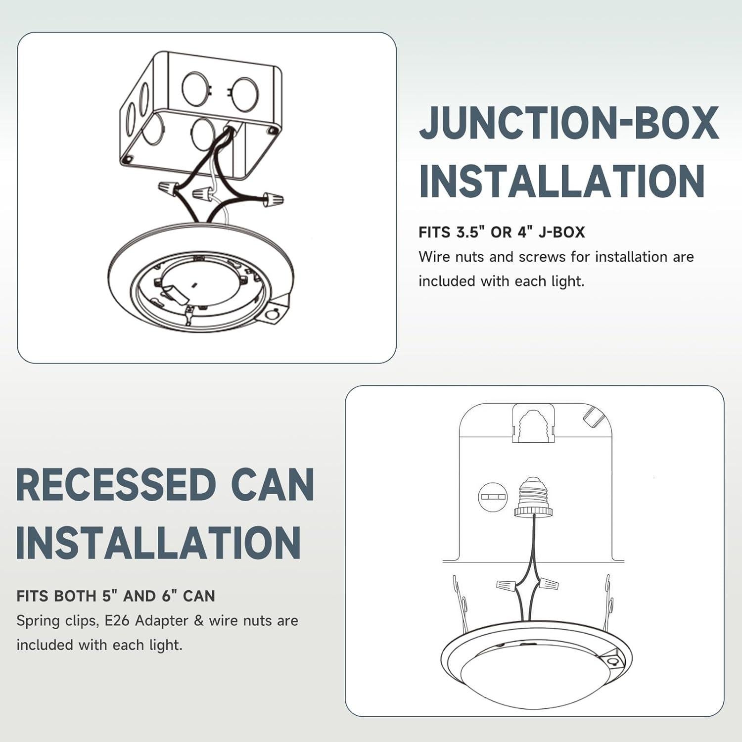 Luz de Techo LED ECOELER 16W con Sensor de Movimiento 19cm
