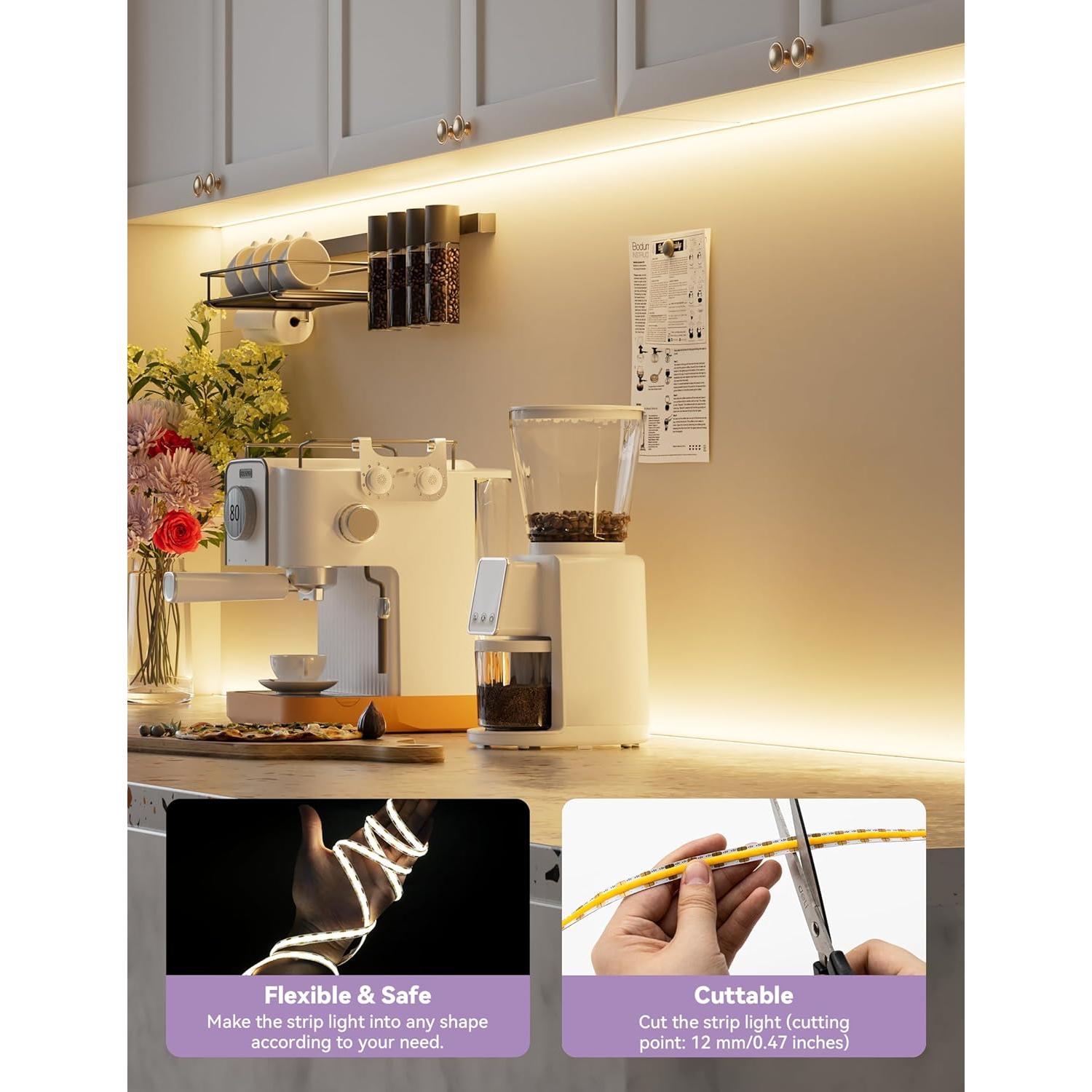 Tira LED COB MIWISE 2m 2700K USB Dimerizable Táctil