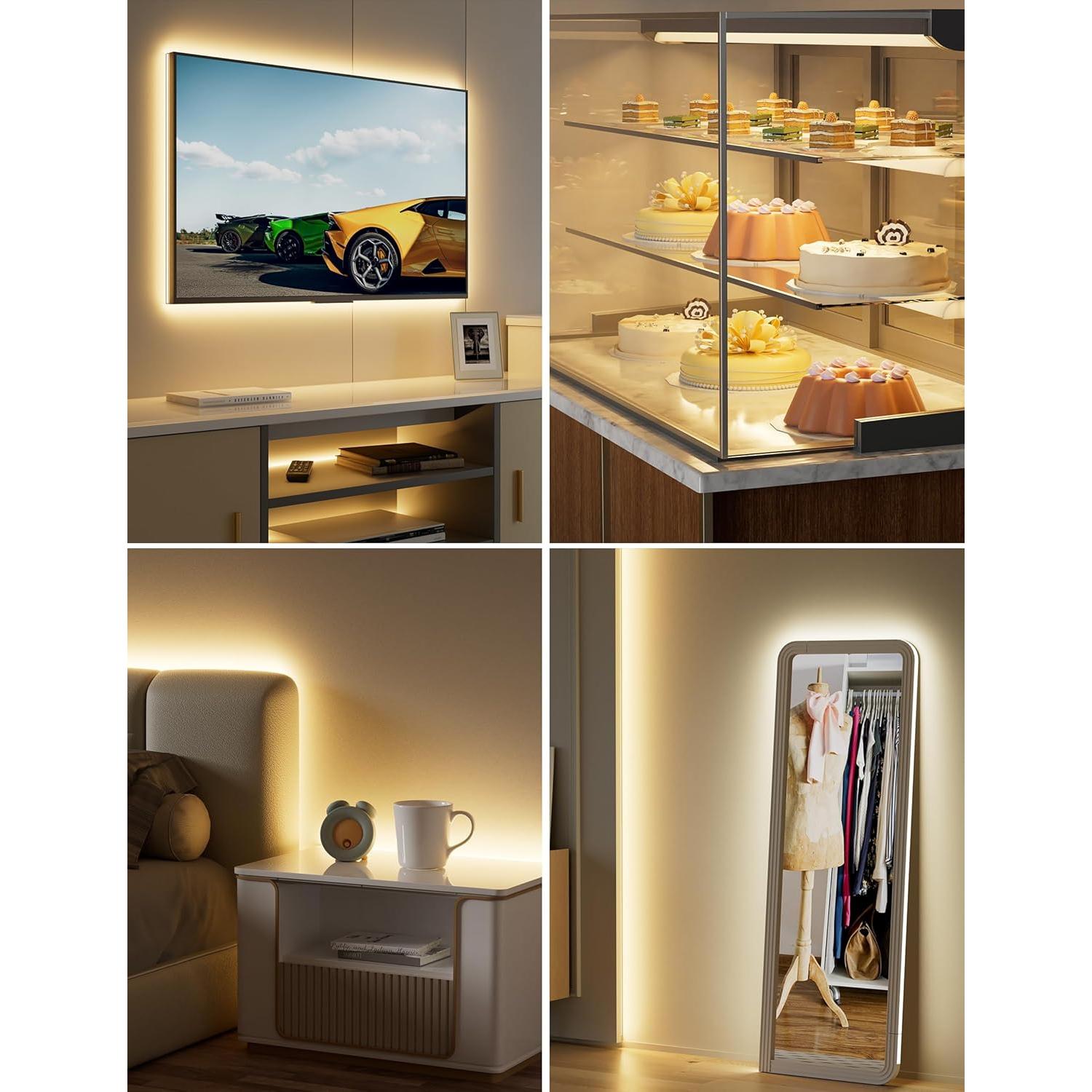 Tira LED COB MIWISE 2m 2700K USB Dimerizable Táctil