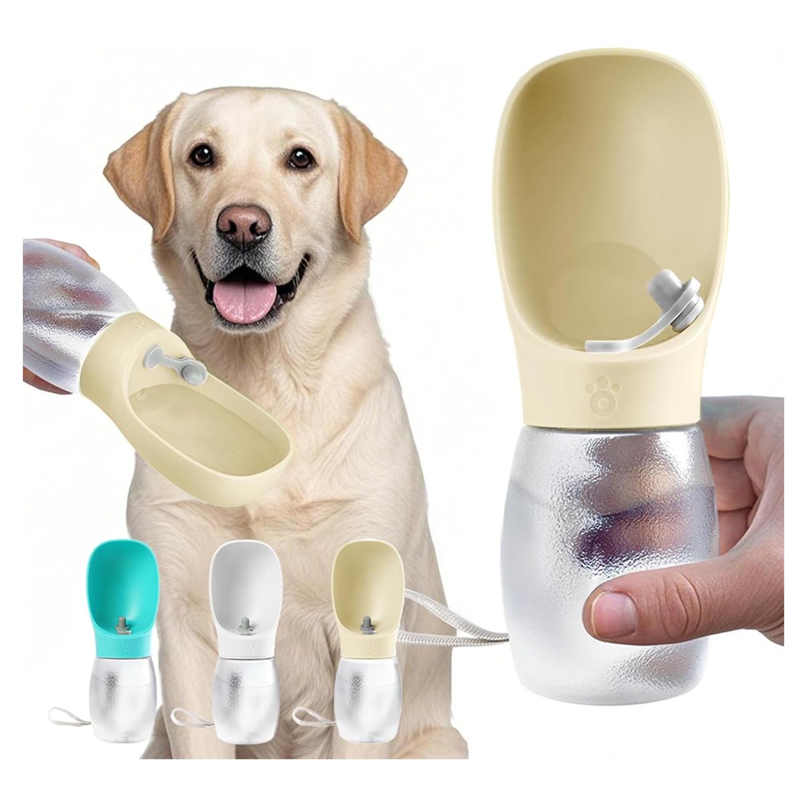 Botella de Agua para Perros Kalimdor 350ml a Prueba de Fugas