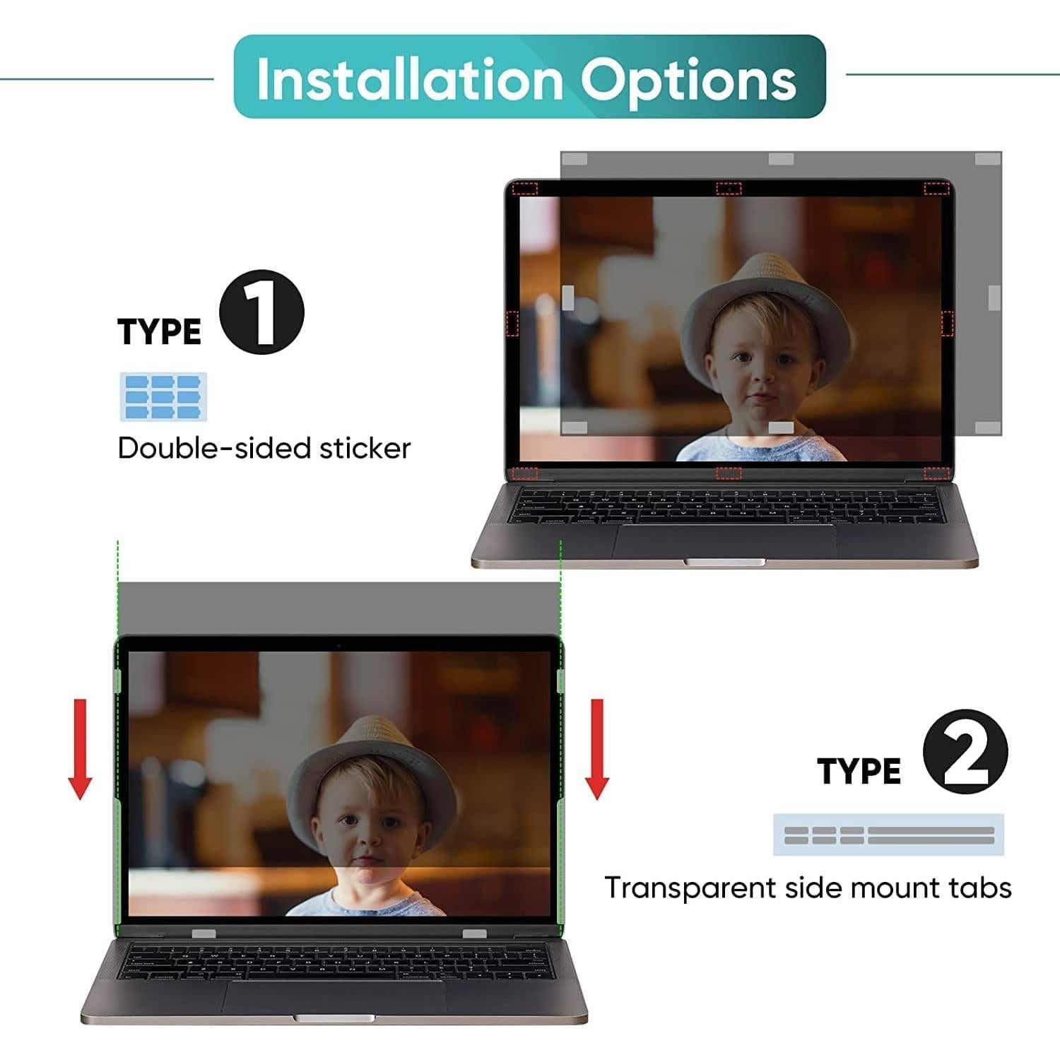 Protector de Pantalla Privada XinWoTuo 11.6" Antirreflejo