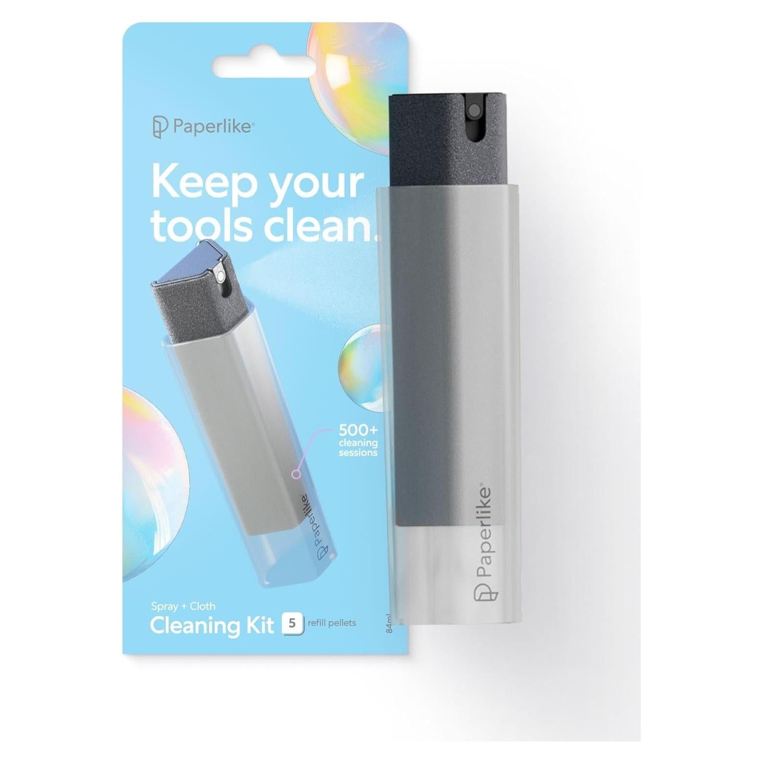 Kit de Limpieza Todo en Uno Paperlike - Spray Recargable + 5 Tablet