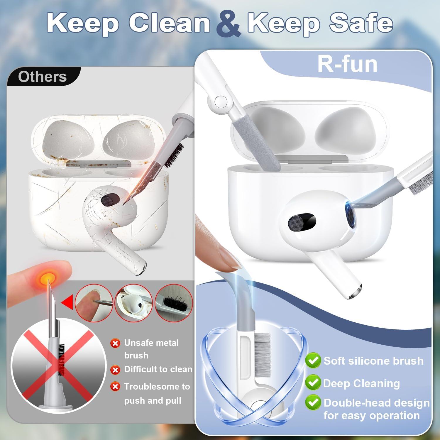 Funda de Silicona R-fun para AirPods 3 - Turquesa