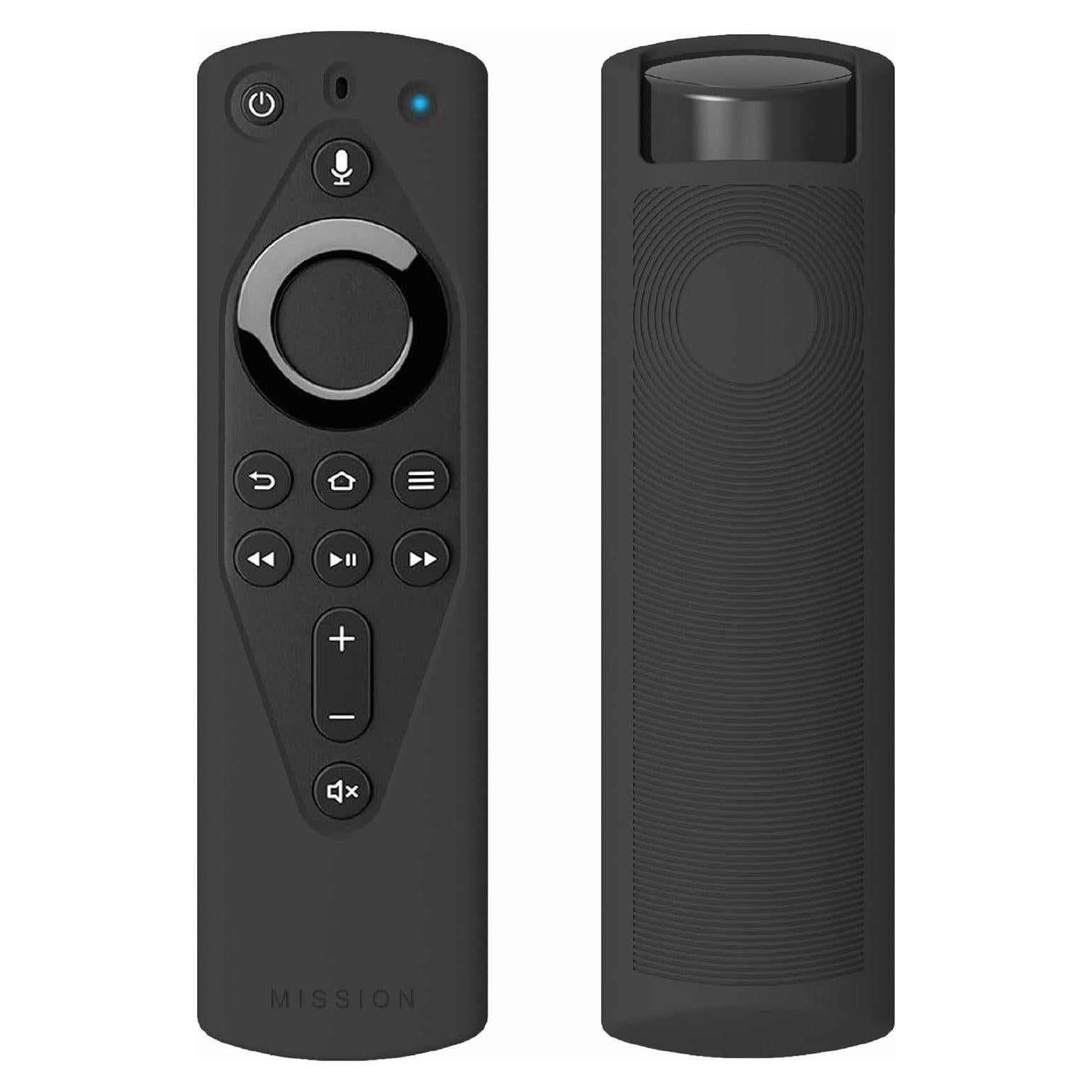 Mission Remote Case for The All-New Fire TV Voice Remote (2018 Version for Fire TV Stick 4K and Fire TV Cube) (Midnight Black)