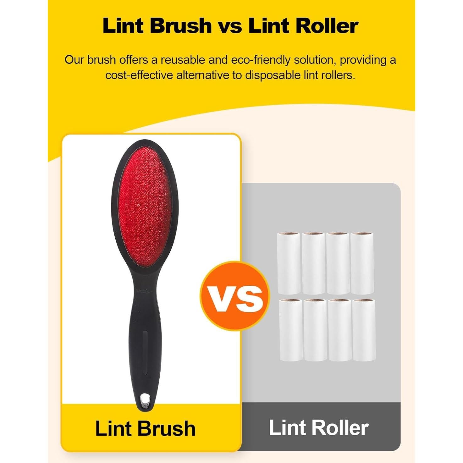 Cepillo para Pelusa Feeke Rojo Reutilizable 2 Unidades