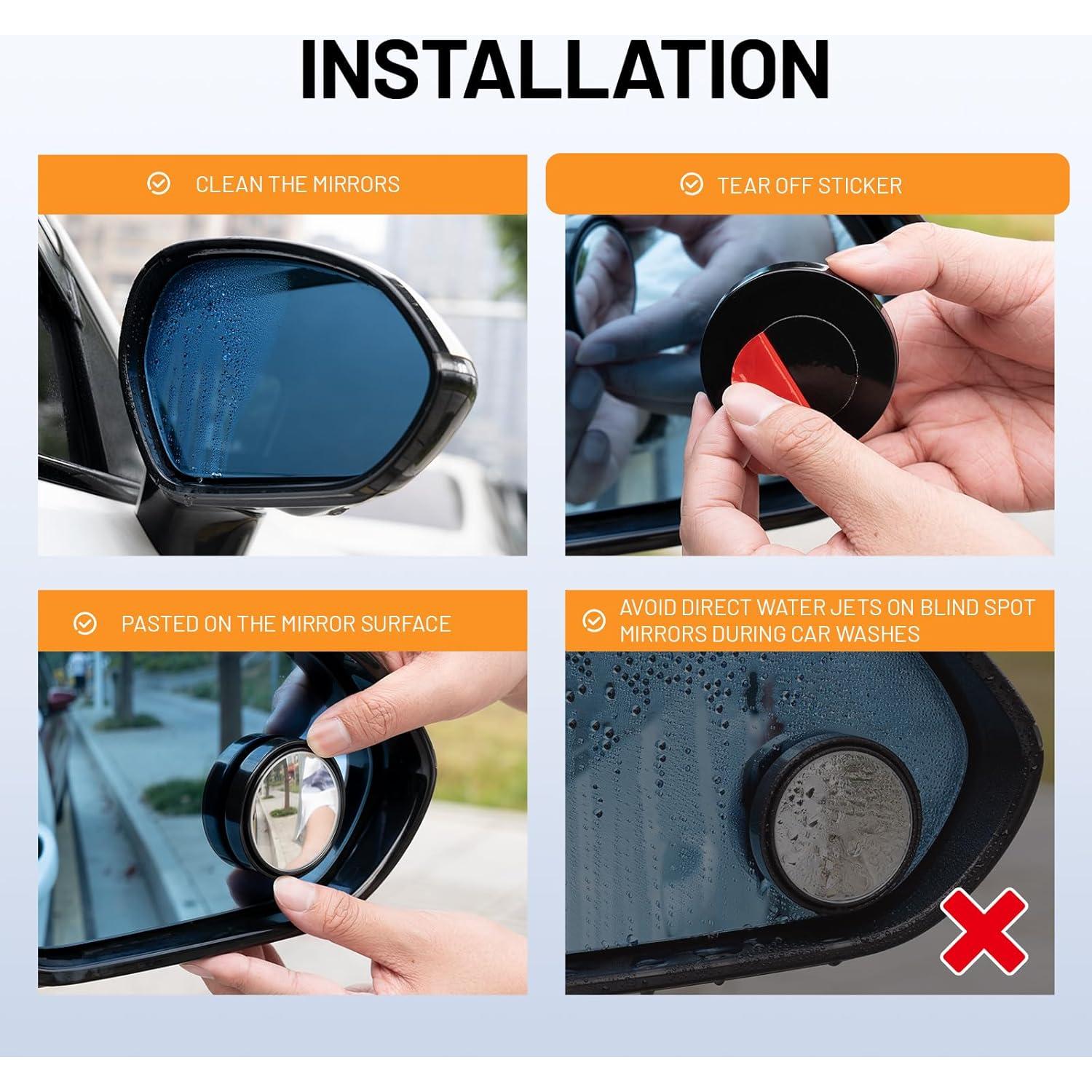 Espejo de Punto Ciego WildAuto WA-us-BlindMirror-02 5cm