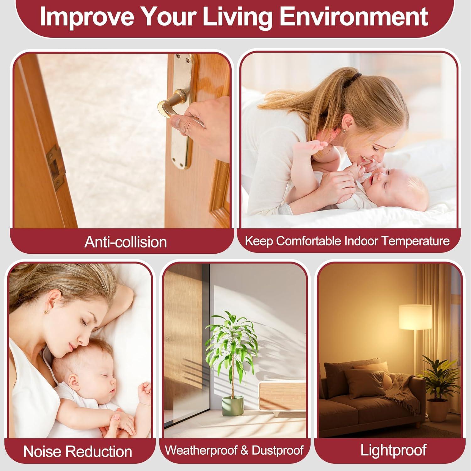 Tira de Sellado Kikerike 6m Negra para Puertas y Ventanas