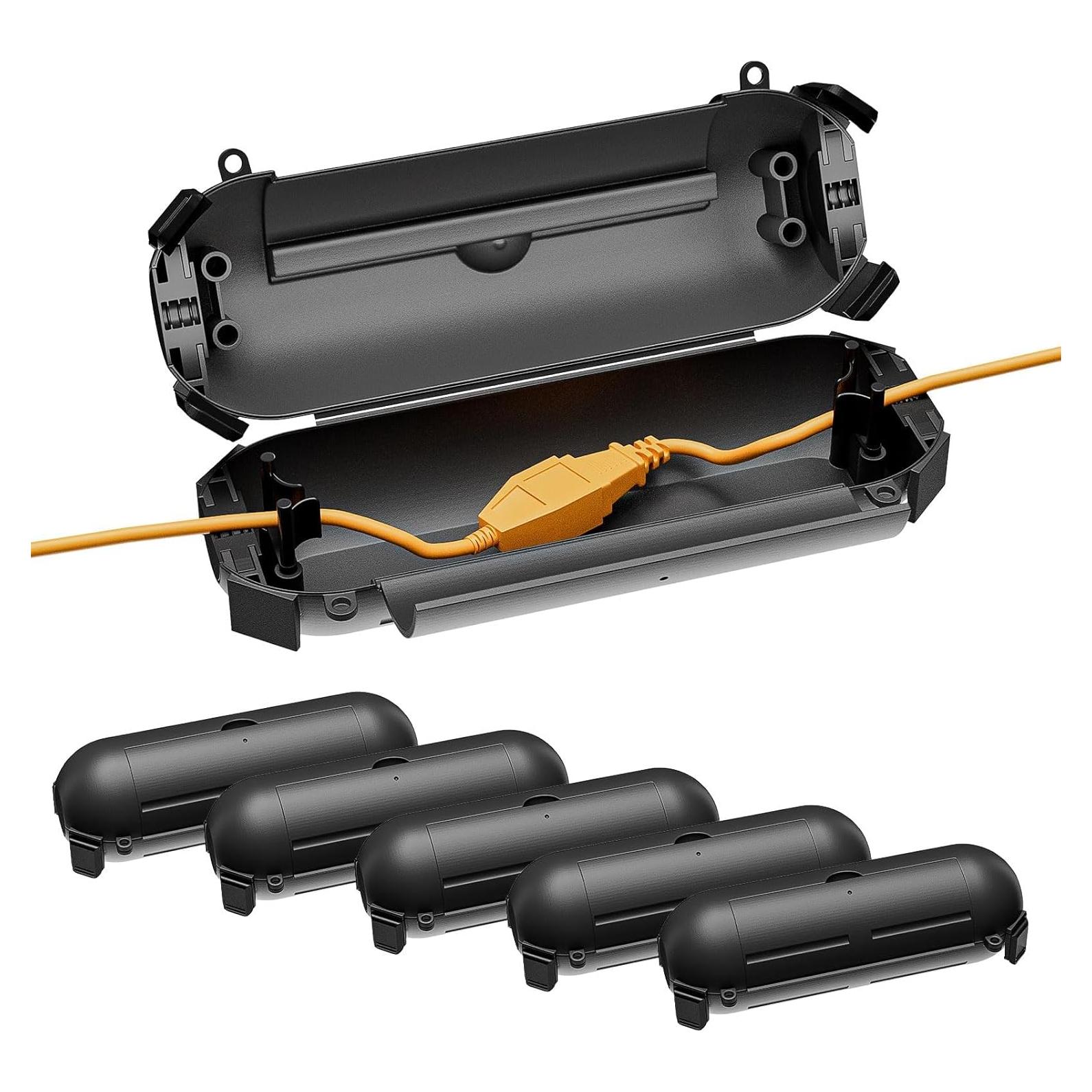 Cubierta de Cable de Extensión Iwillink 6 Paquete Impermeable