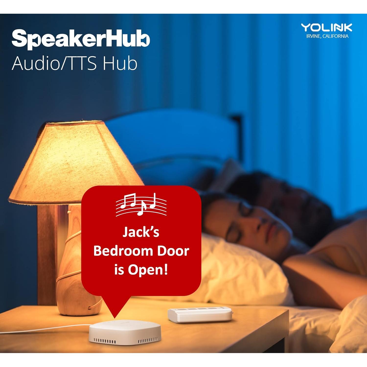 Sensor de Puerta Inteligente YoLink con Hub - Rango 402m