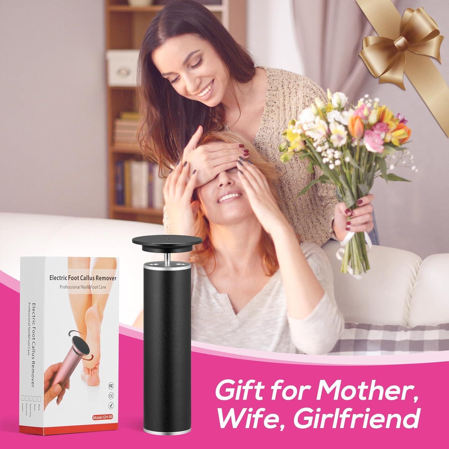 Lima de pies eléctrica KOYYTO con 60 discos de lija negra