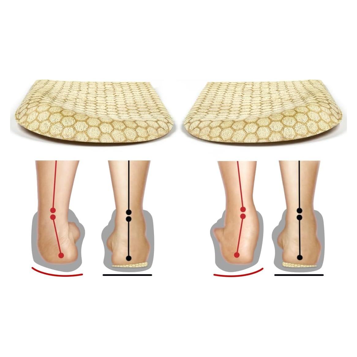 Plantillas Correctivas BIGGCOOL para Supinación y Pronación - Beige, Talla S