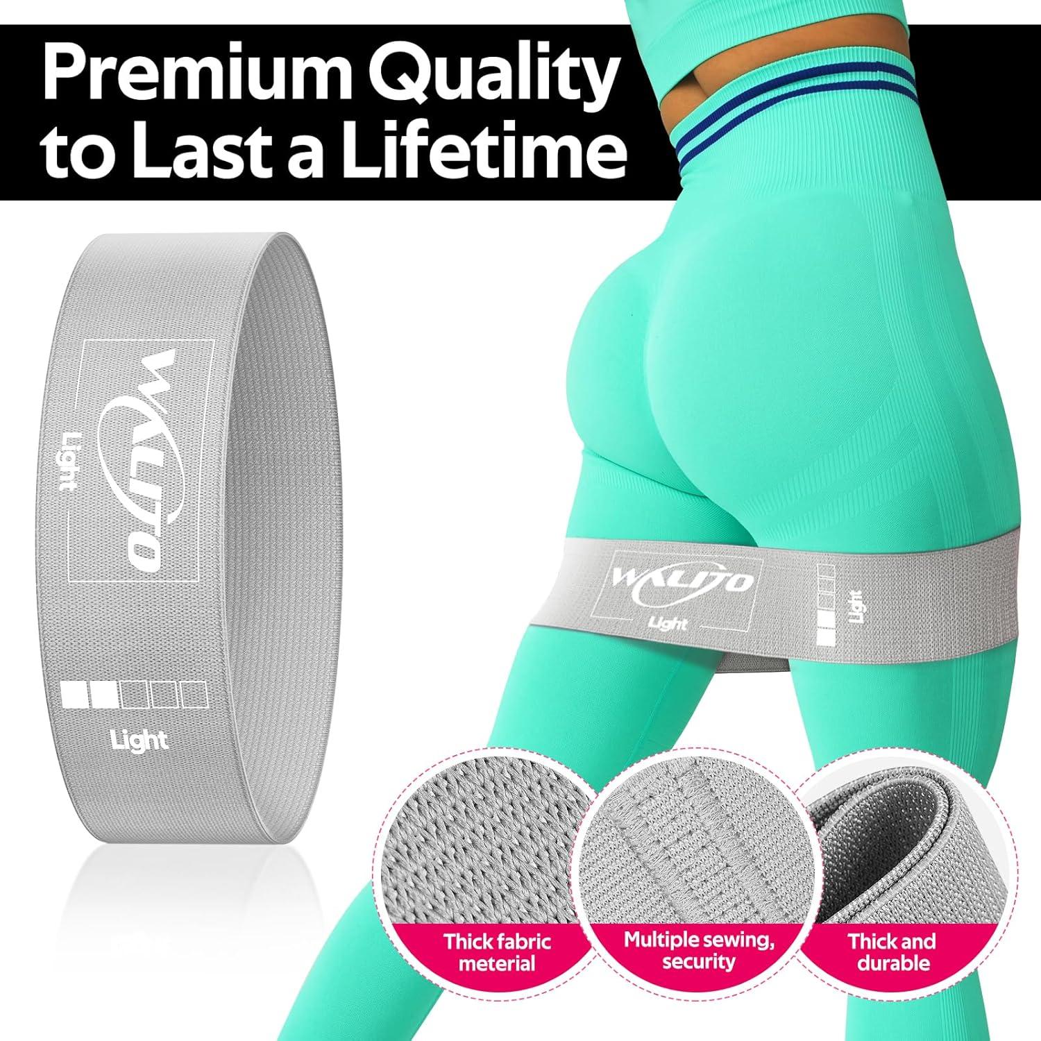 Bandas de Resistencia WALITO para Glúteos y Piernas - 5 Niveles