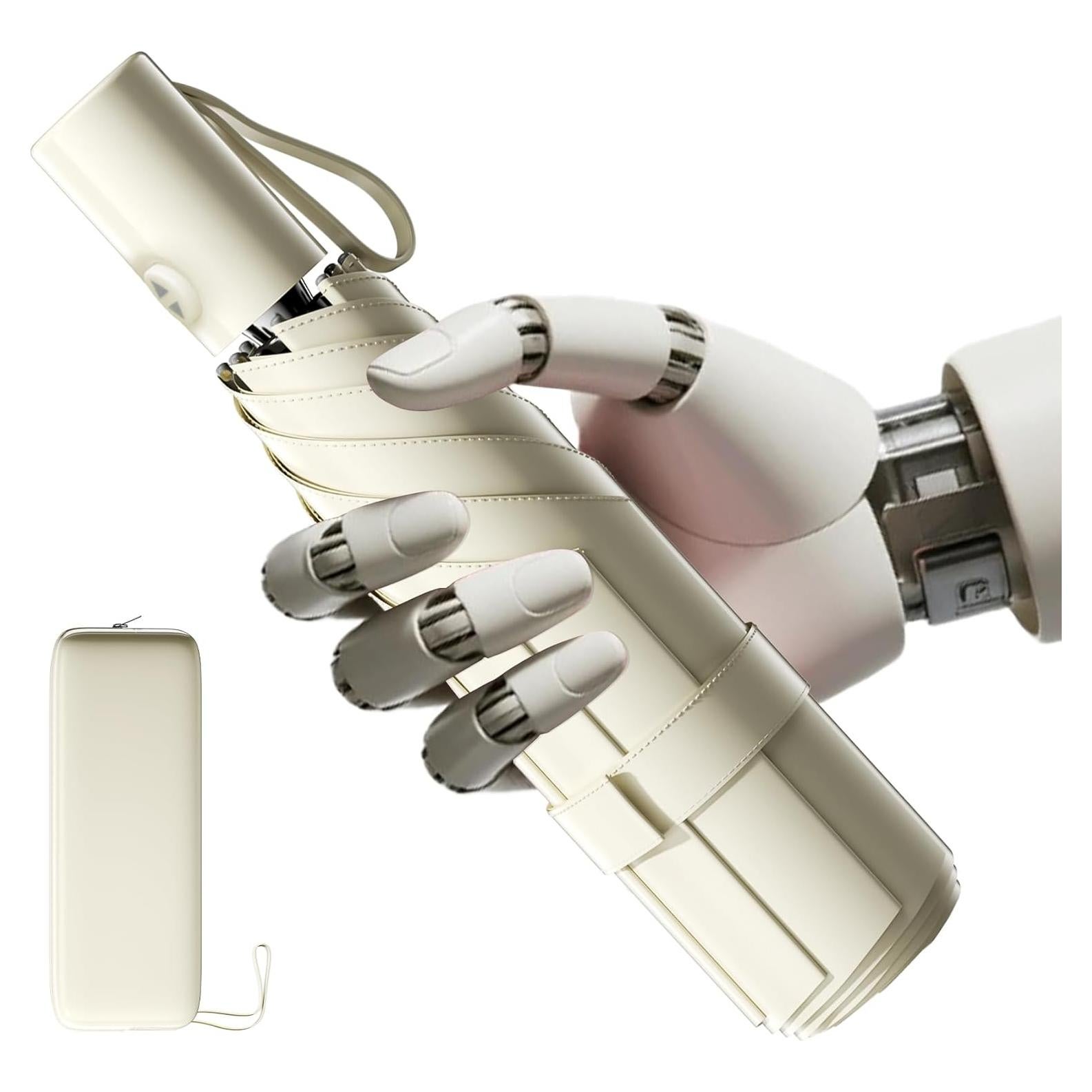 Paraguas Automático Mini Plegable Moorrlii - Resistente al Viento y UV