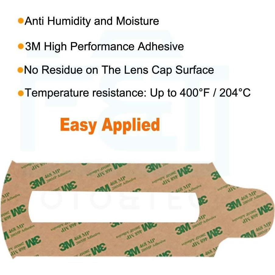 Tapa de Lente de Cuero Foto&Tech 39mm 2 Pack para Fujifilm