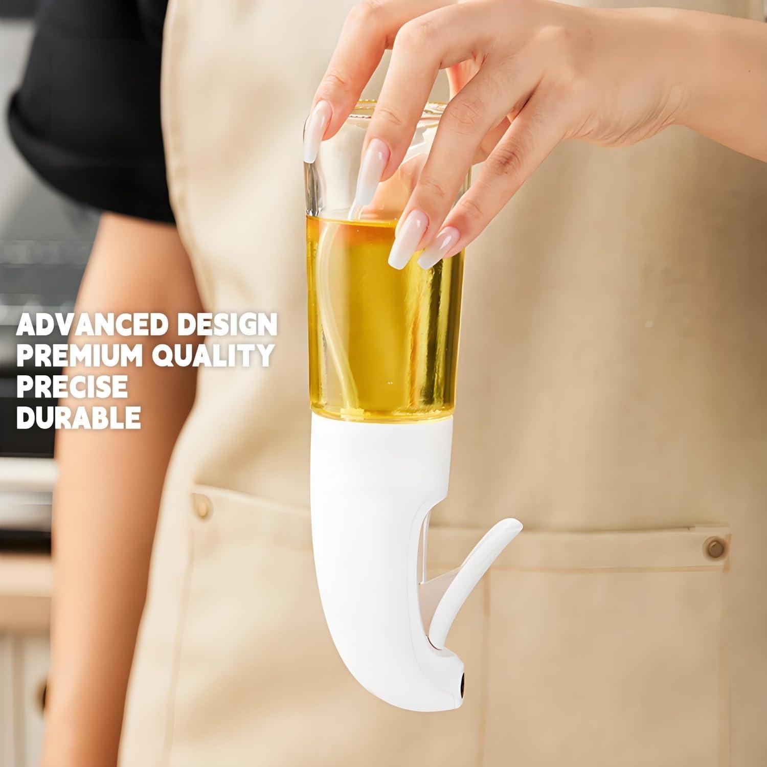 Pulverizador de Aceite Deziggur 180ml Blanco Reutilizable