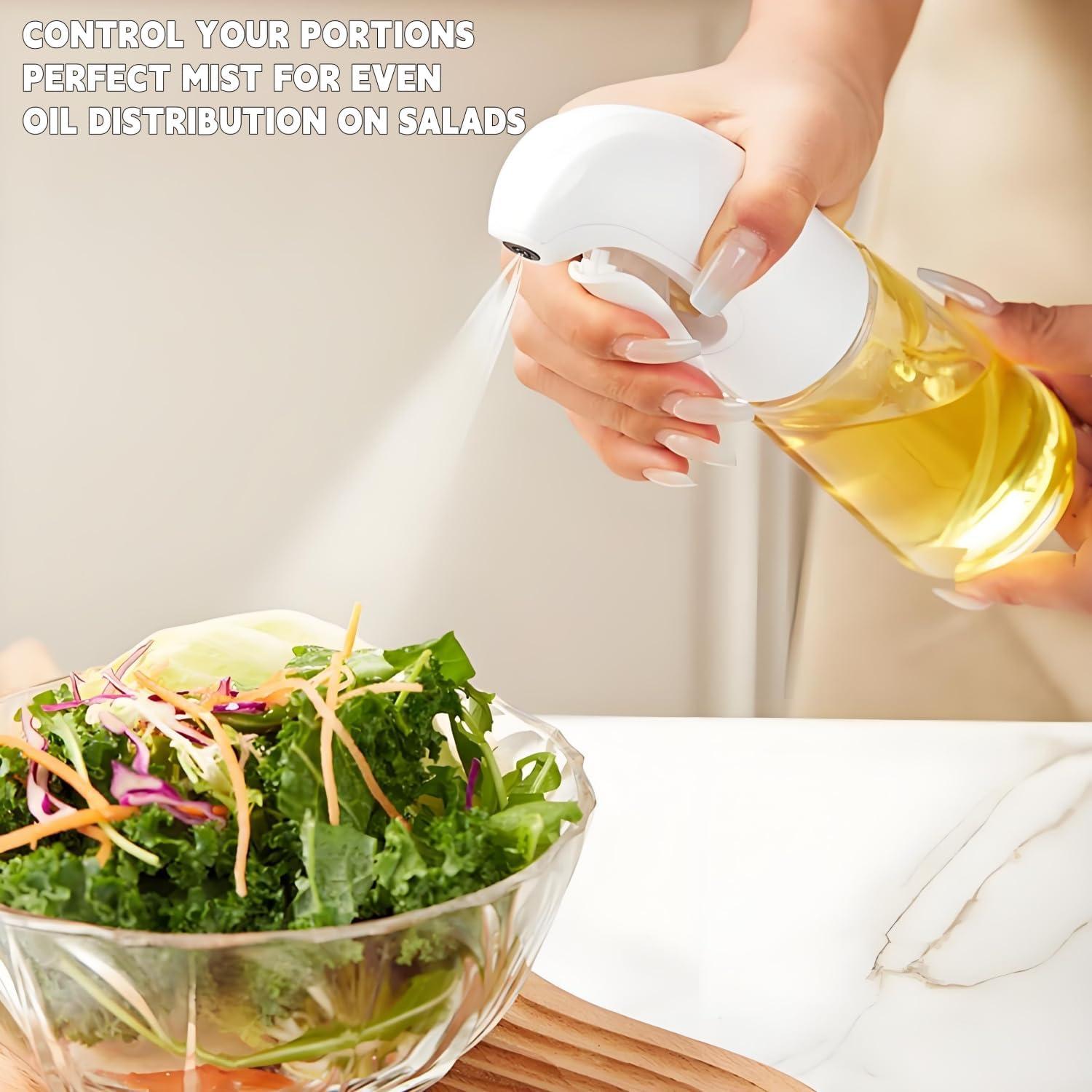 Pulverizador de Aceite Deziggur 180ml Blanco Reutilizable