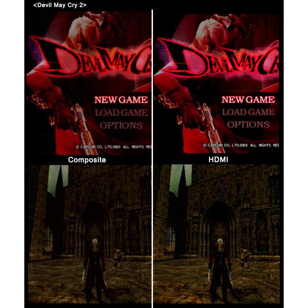 Cable HDMI LevelHike PS1/PS2 RGB 720P 1m/6m con interruptor