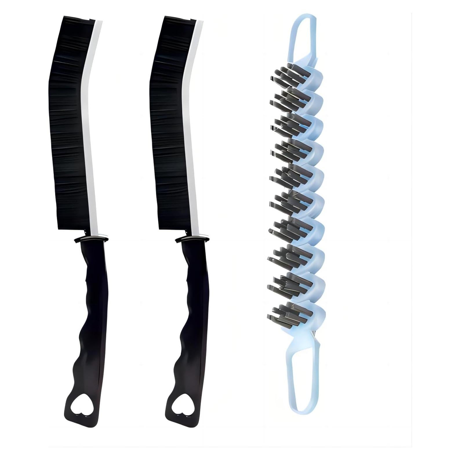 Juego de Cepillos de Limpieza POPGIO 3 Piezas Cerdas Duras