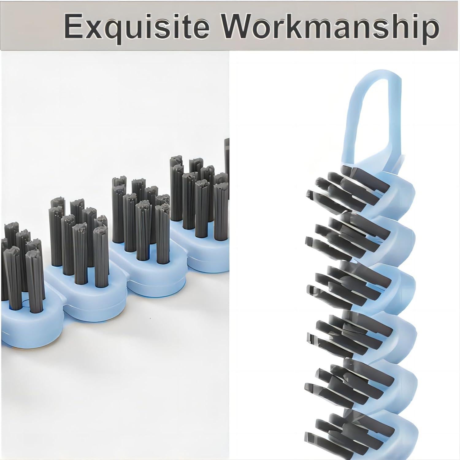 Juego de Cepillos de Limpieza POPGIO 3 Piezas Cerdas Duras