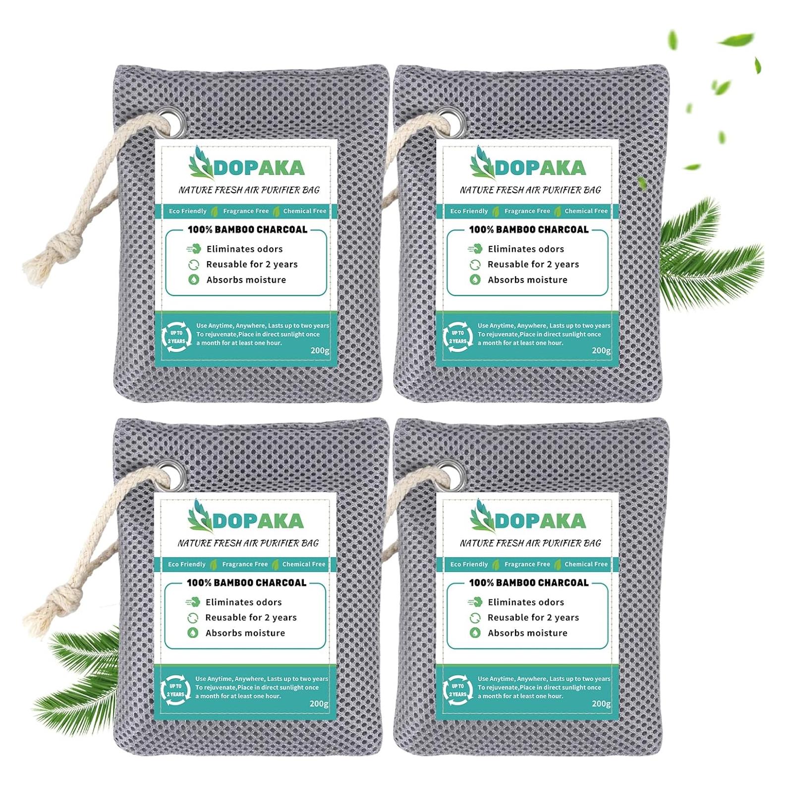 Bolsas Purificadoras de Aire DOPAKA 4x200g Carbón Activado