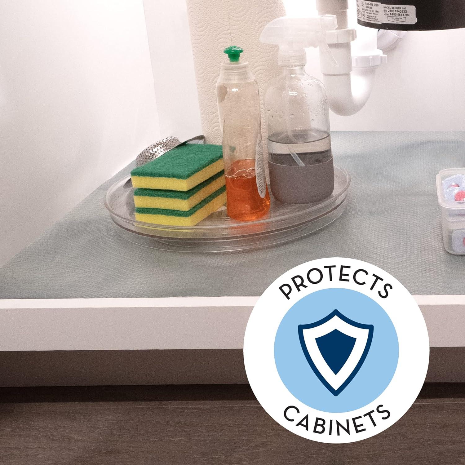 Alfombrilla Bajo Fregadero S&T INC. 61x76 cm Plástico Gris