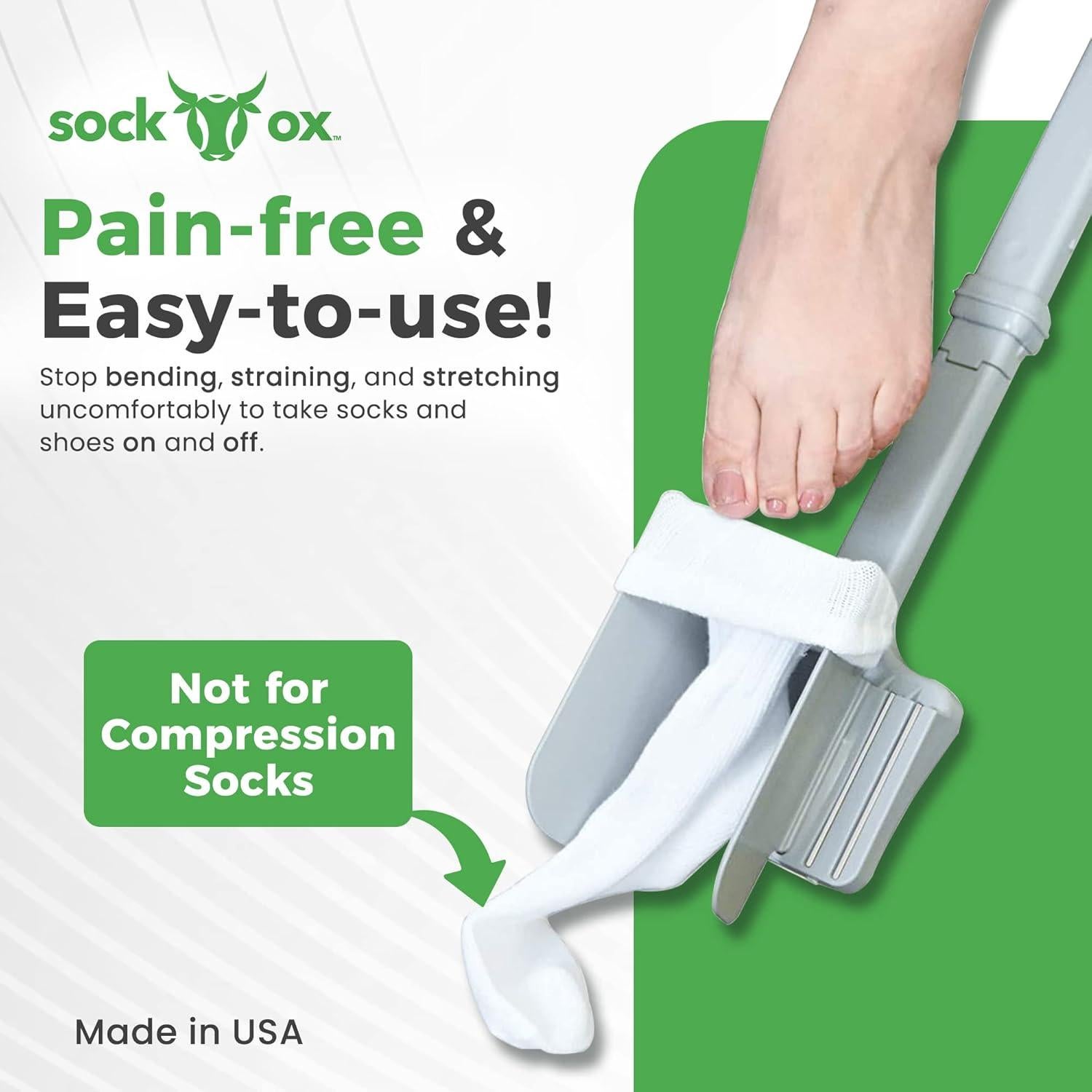 Sock Ox - Dispositivo para Poner Calcetines - Productos Fáciles de Usar