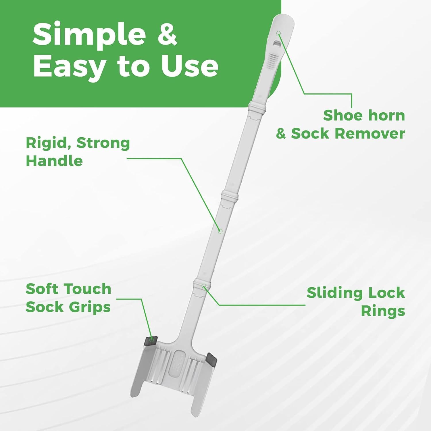 Sock Ox - Dispositivo para Poner Calcetines - Productos Fáciles de Usar