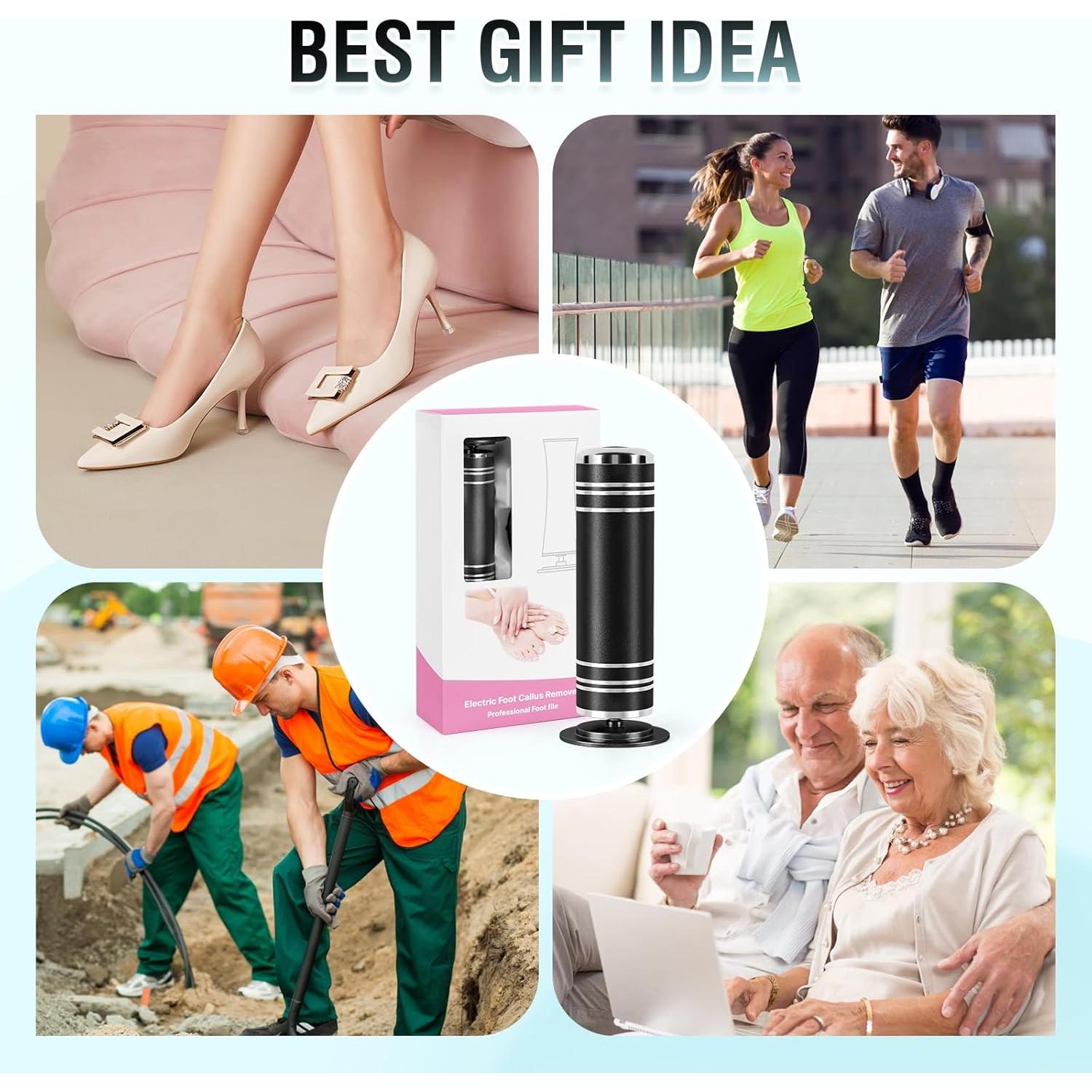 Removedor de Callos Eléctrico KZAOPZ con Velocidad Ajustable y 60 Discos