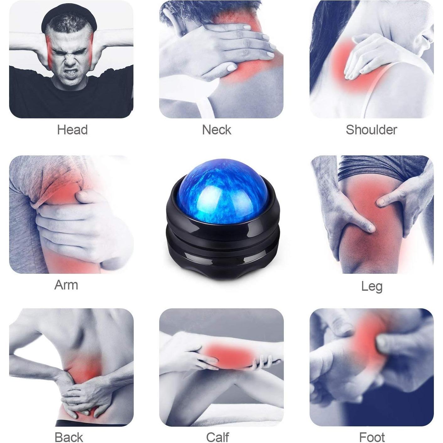 Rodillo de Masaje Manual Solacium - Alivio Muscular y Estrés