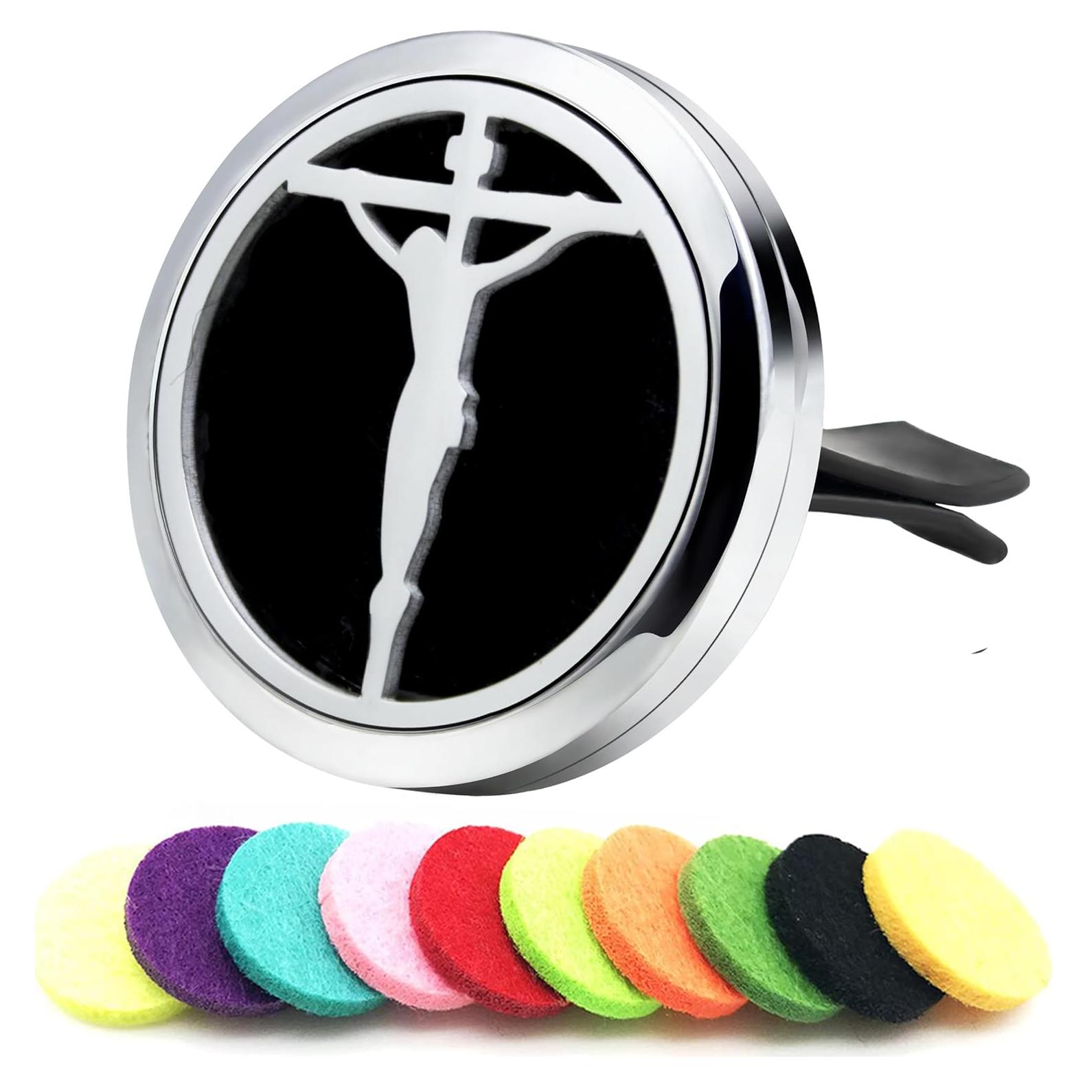 Difusor de Aceite Esencial para Auto AZNECK 30mm Cruz Cristiana