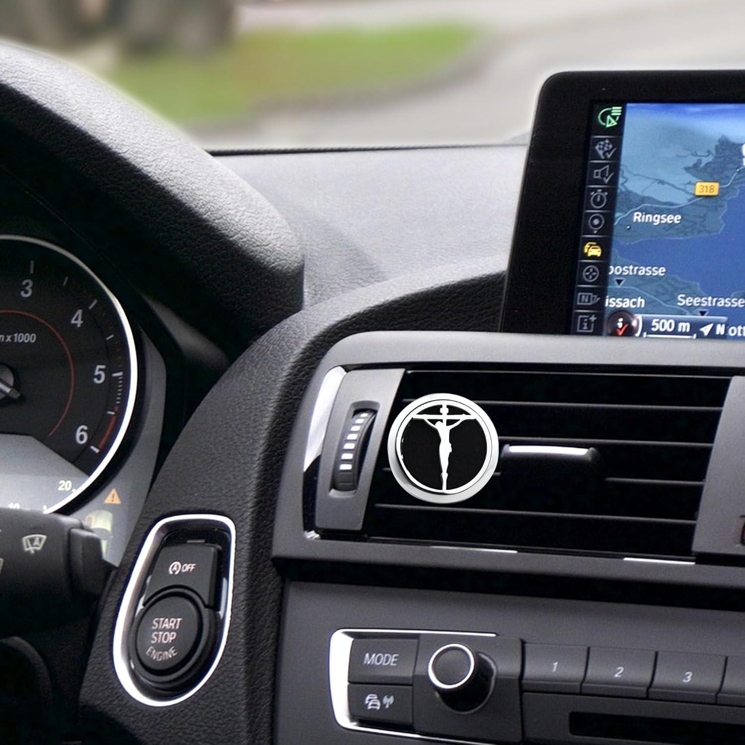 Difusor de Aceite Esencial para Auto AZNECK 30mm Cruz Cristiana