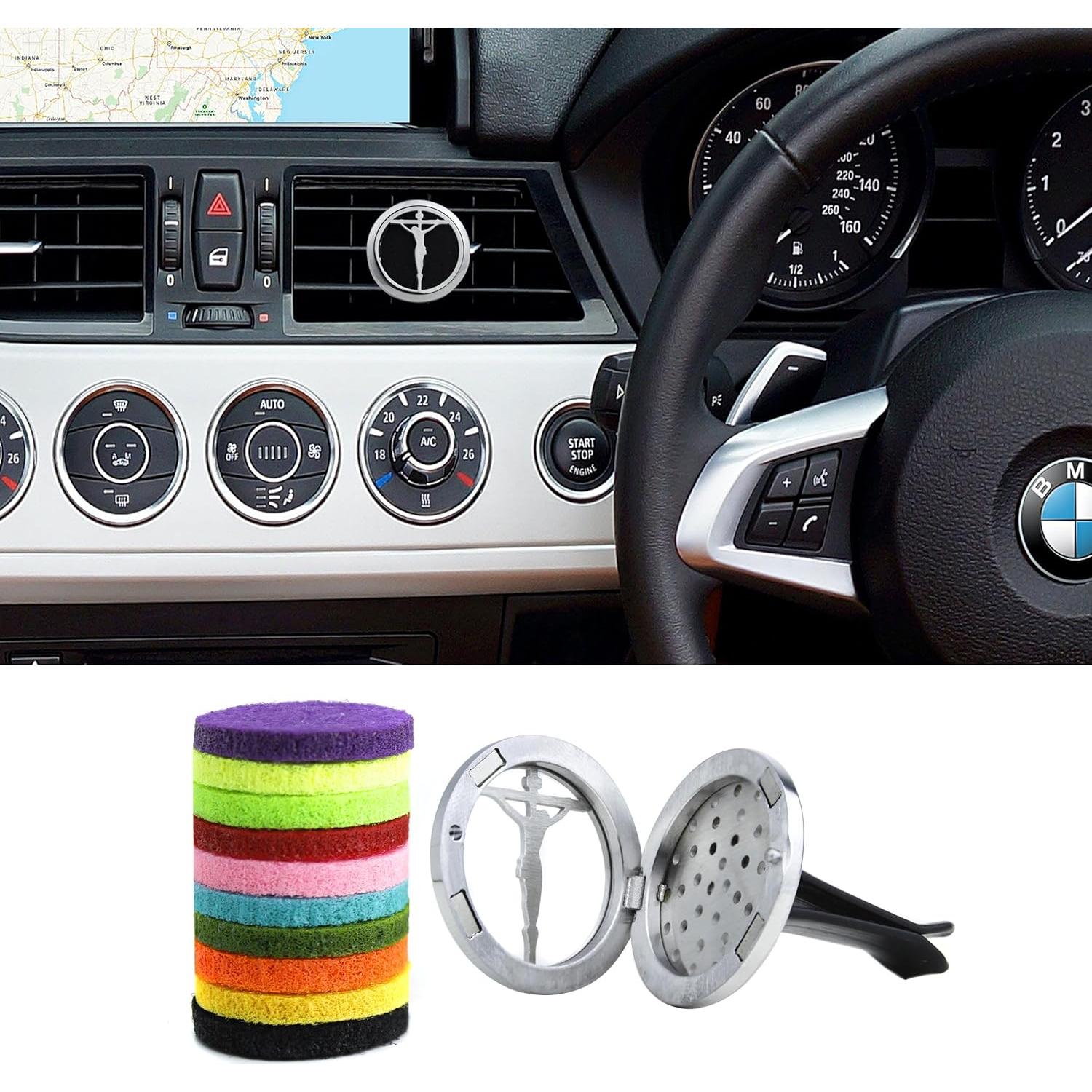 Difusor de Aceite Esencial para Auto AZNECK 30mm Cruz Cristiana