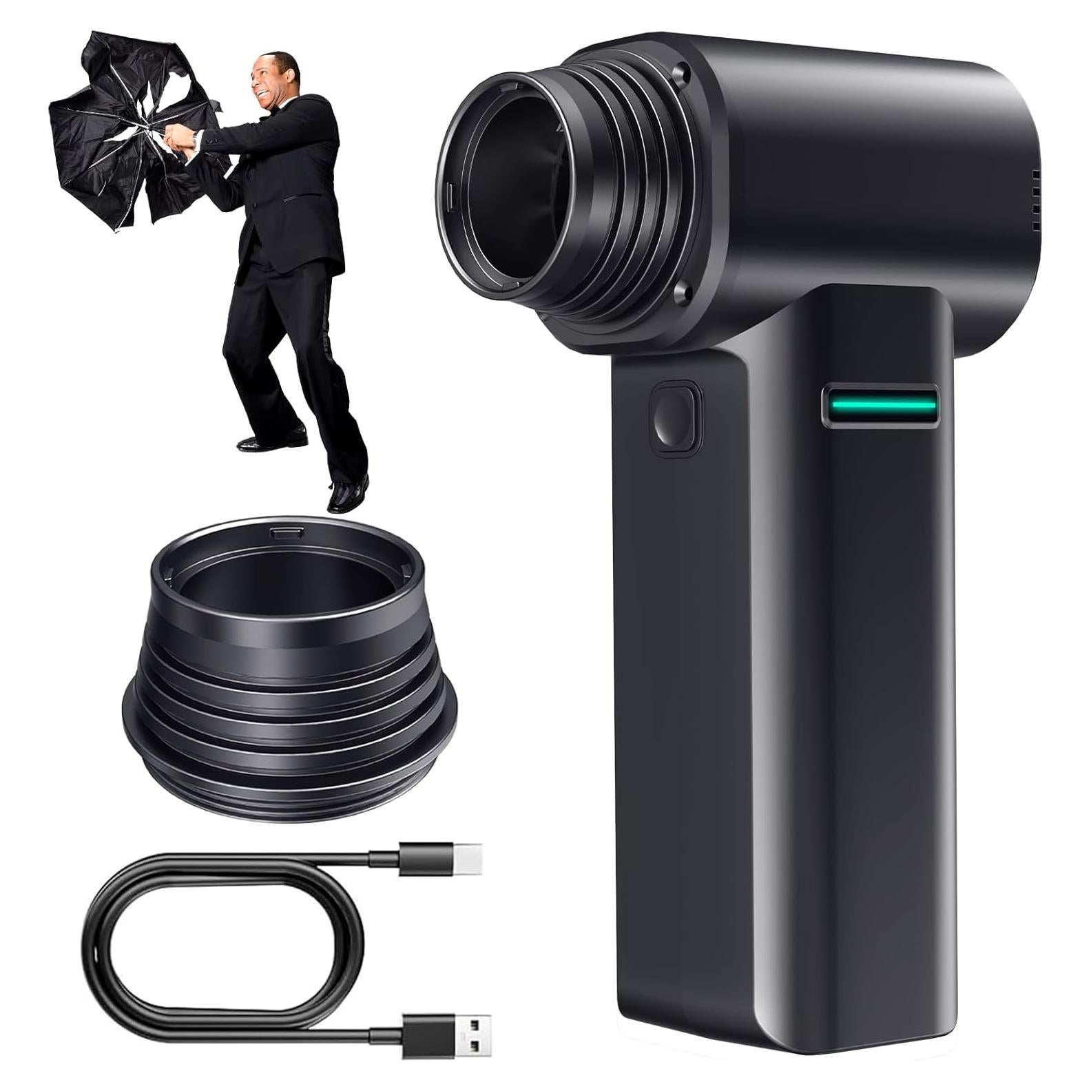 Soplador de Aire Comprimido Cllis 300000 RPM Recargable Negro