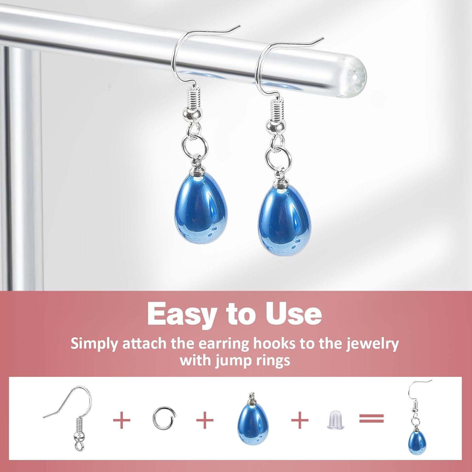 Ganchos de Aretes Hipoalergénicos iewyck Oro 14k 300 Pcs