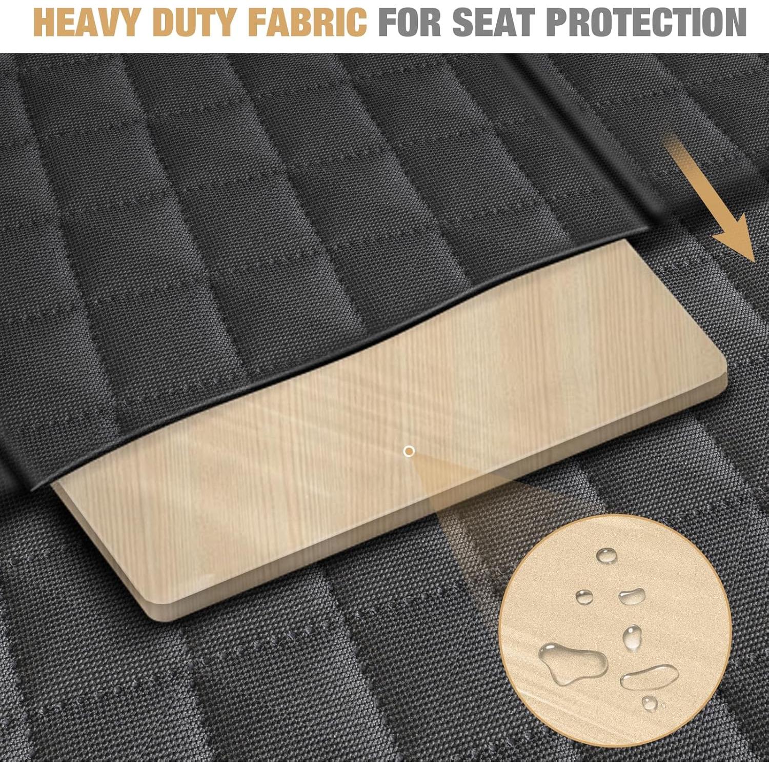 Extensor de Asiento Trasero Lekereise para Perros Negro 130x68cm