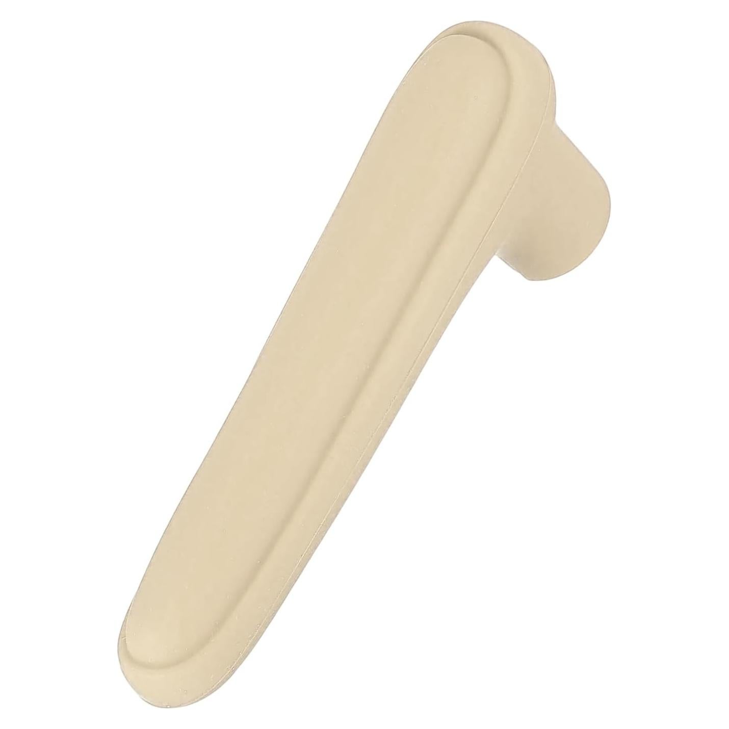 Cubierta de Manija de Puerta uxcell de Silicona Beige 7.1x38.4cm