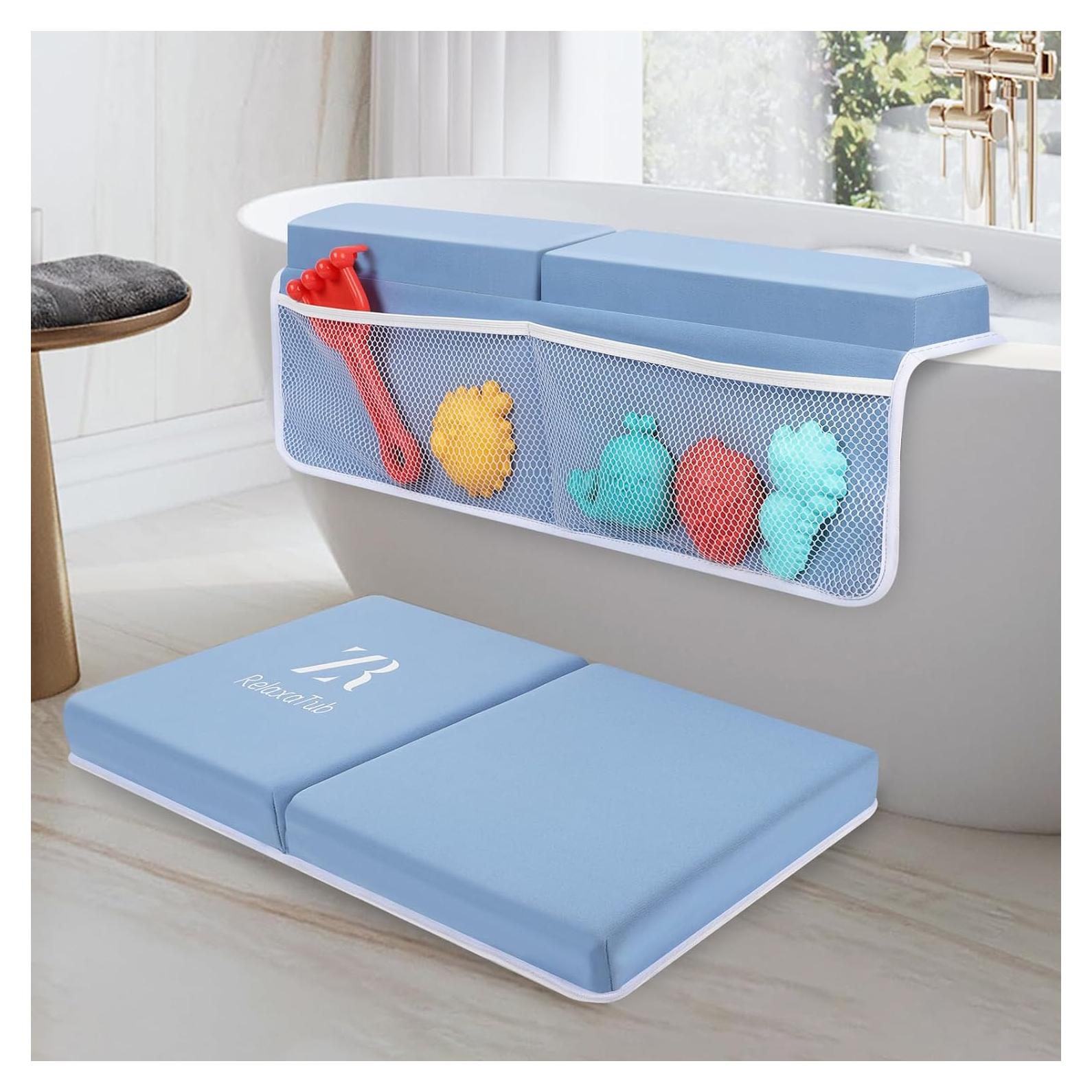 Juego de Almohadillas para Rodillas y Codos RelaxaTub Azul