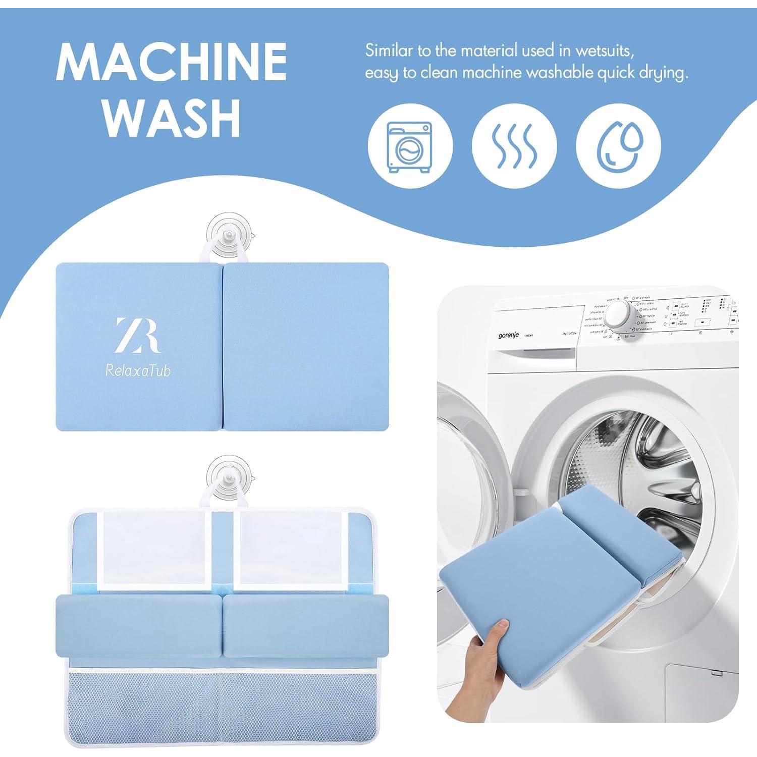 Juego de Almohadillas para Rodillas y Codos RelaxaTub Azul