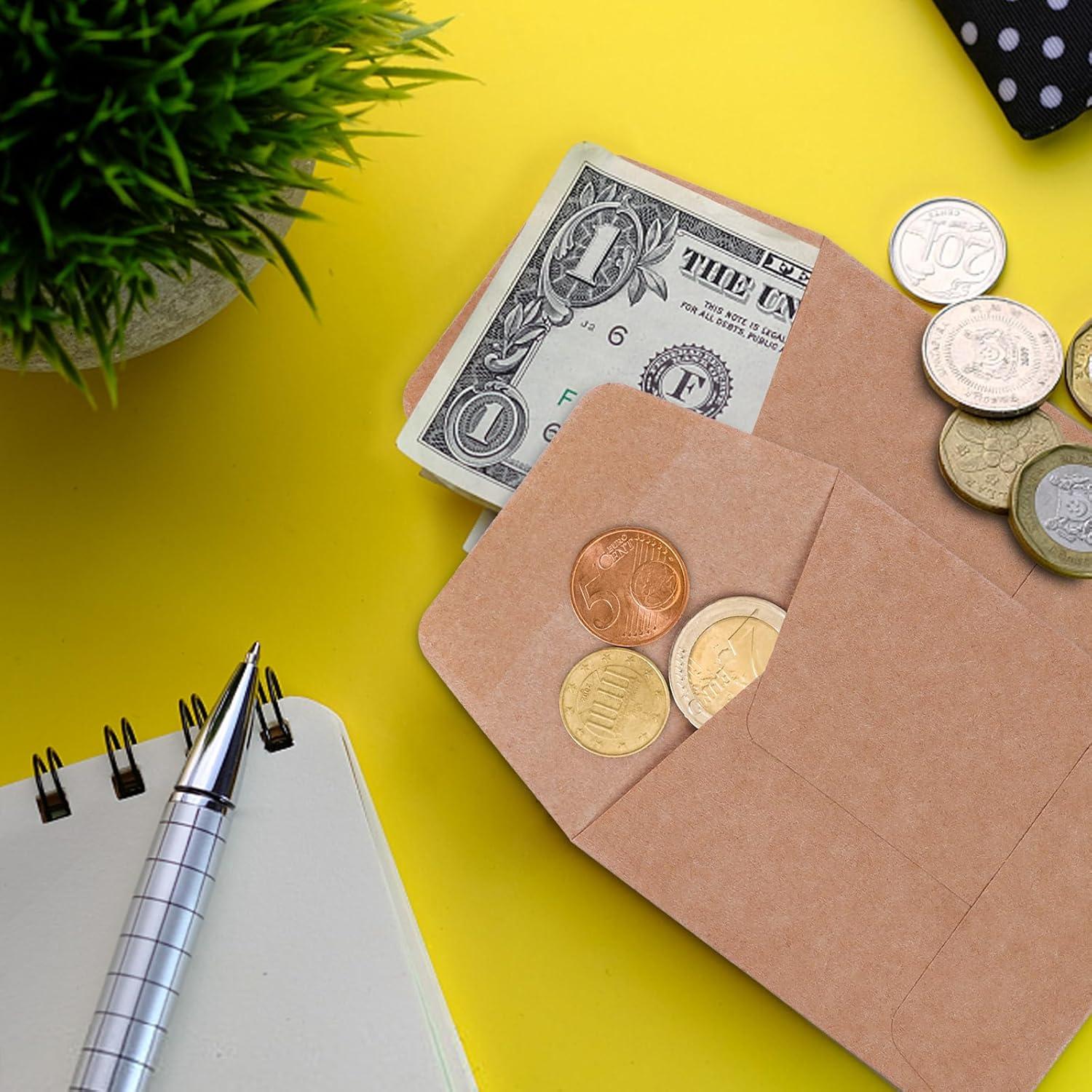 Paquete de 100 Sobres Pequeños Tuhangcc Autoadhesivos 8x9 cm