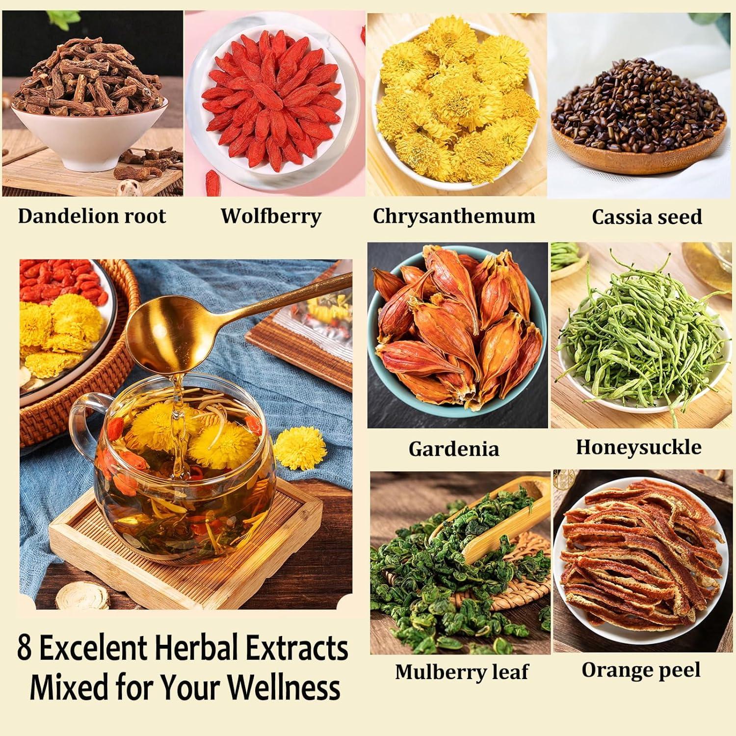 Té Herbal Natural Diente de León y Goji Miss Feel 144g