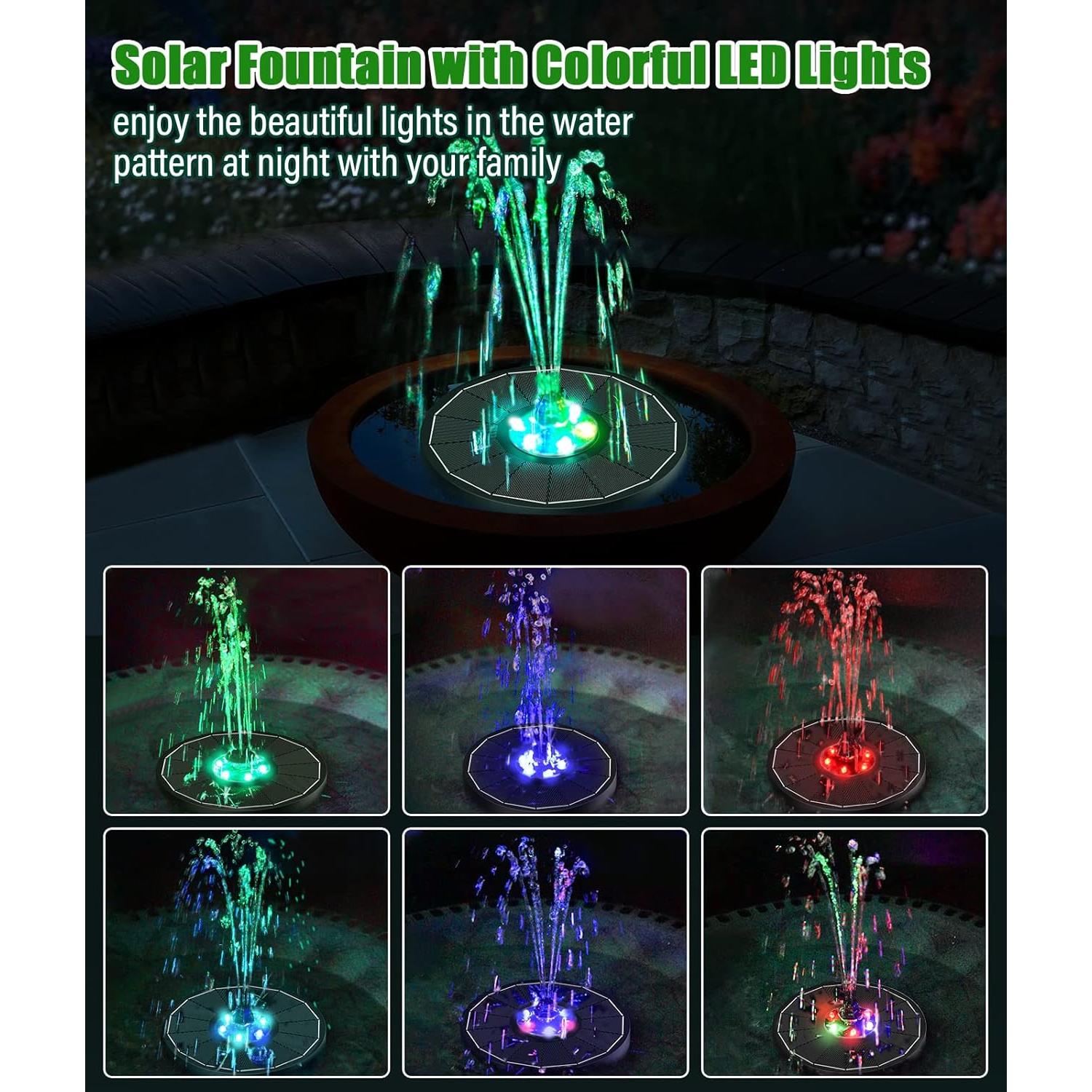 Fuente Solar SZMP 3.5W con Batería 2000mAh y 7 Boquillas