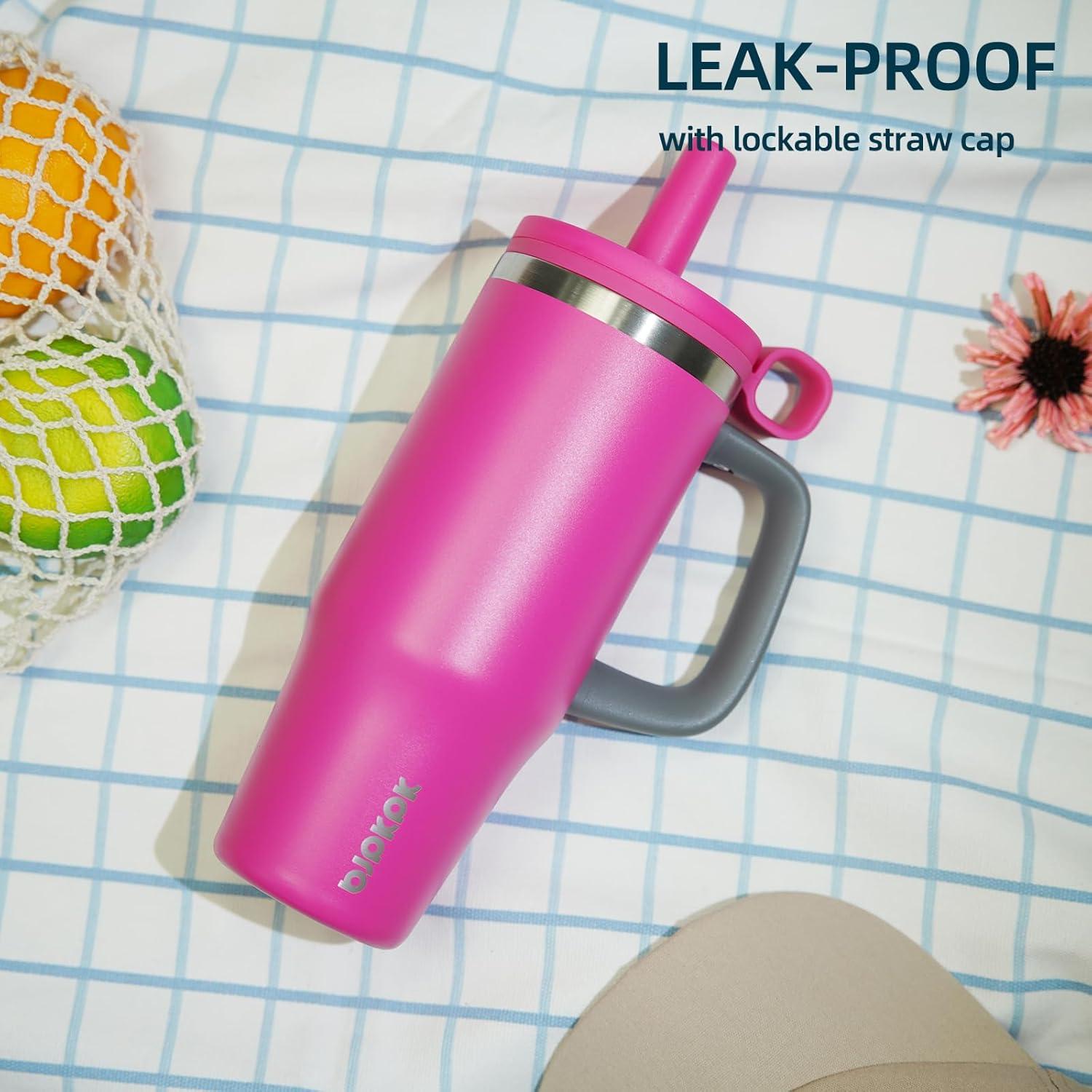 Vaso Térmico Acero Inoxidable BJPKPK 32 oz Rosa Barbie